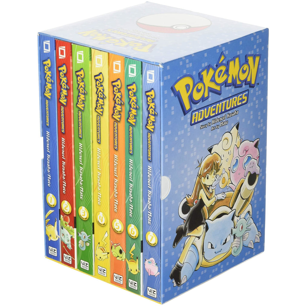 Pokemon Adventures Red & Blue Box Set: Set includes Vol. 1-7 (Pokemon