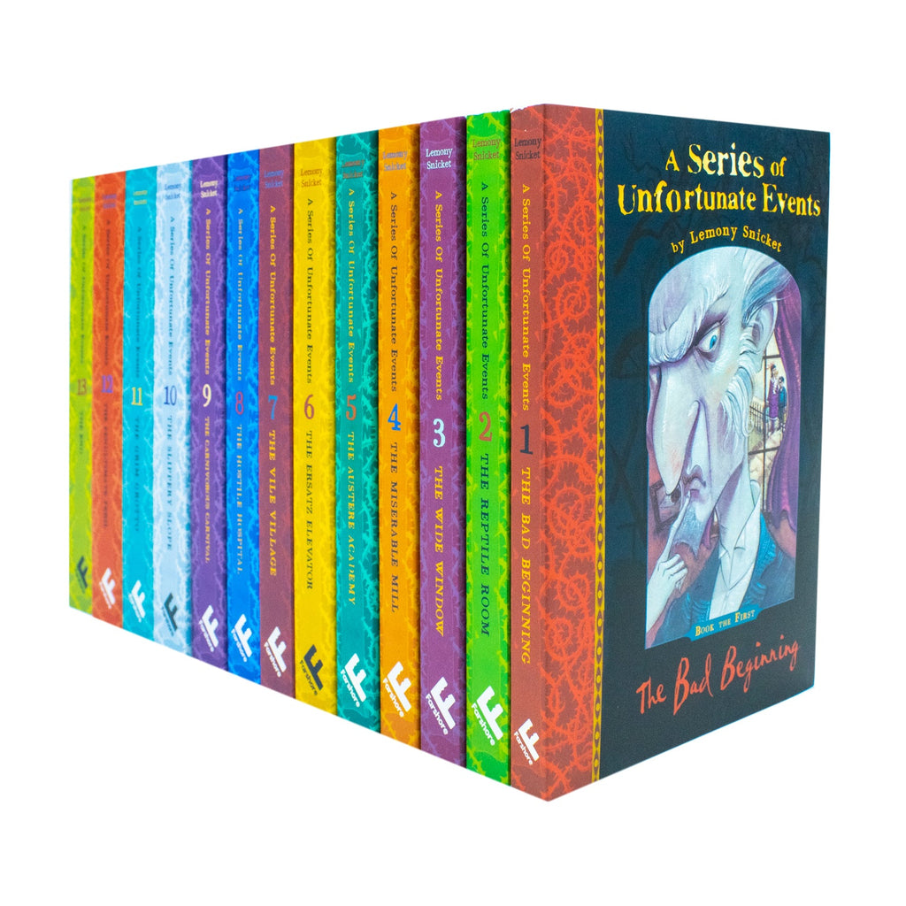 A Series Of Unfortunate Events 13 Lemony Snicket Books Set
