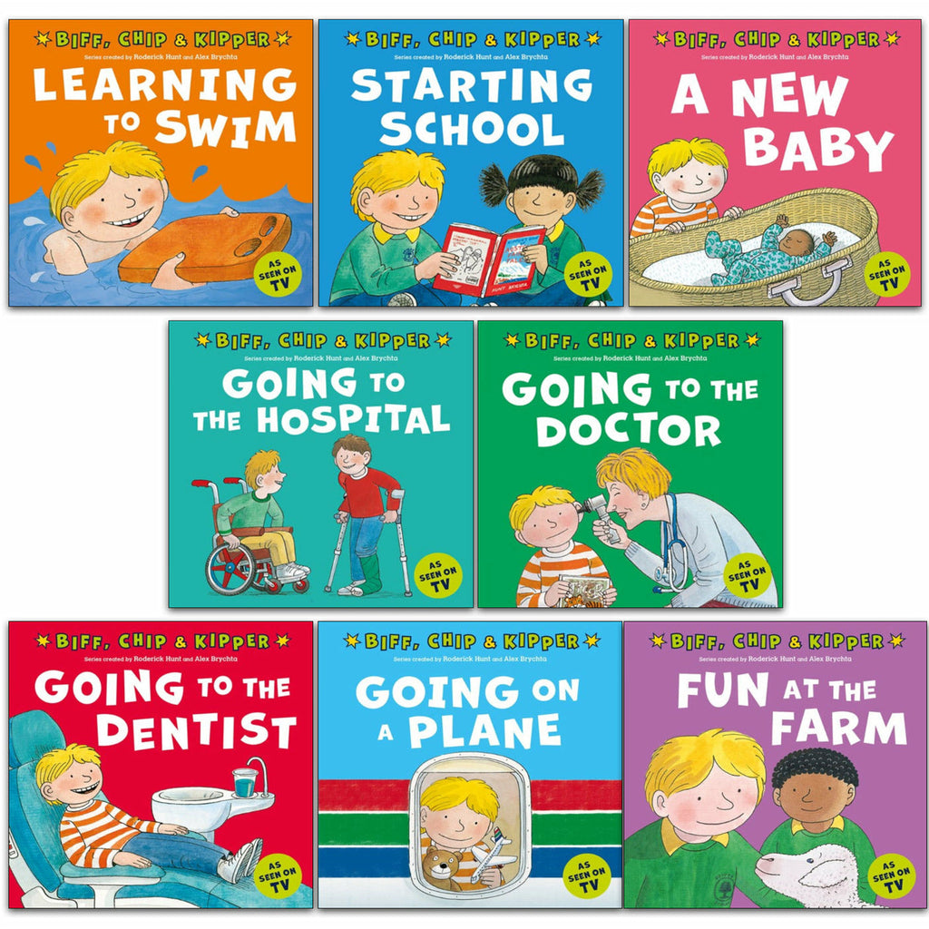 First Experiences With Biff Chip And Kipper Collection 8 Books Set For