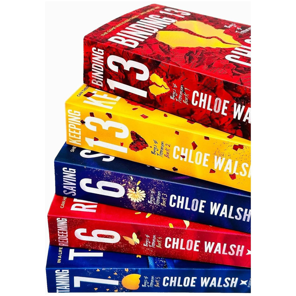 【洋書】Binding 13 (Boys of Tommen) FULL SET Boys of Tommen Series Collection 5 Books Set By Chloe Walsh