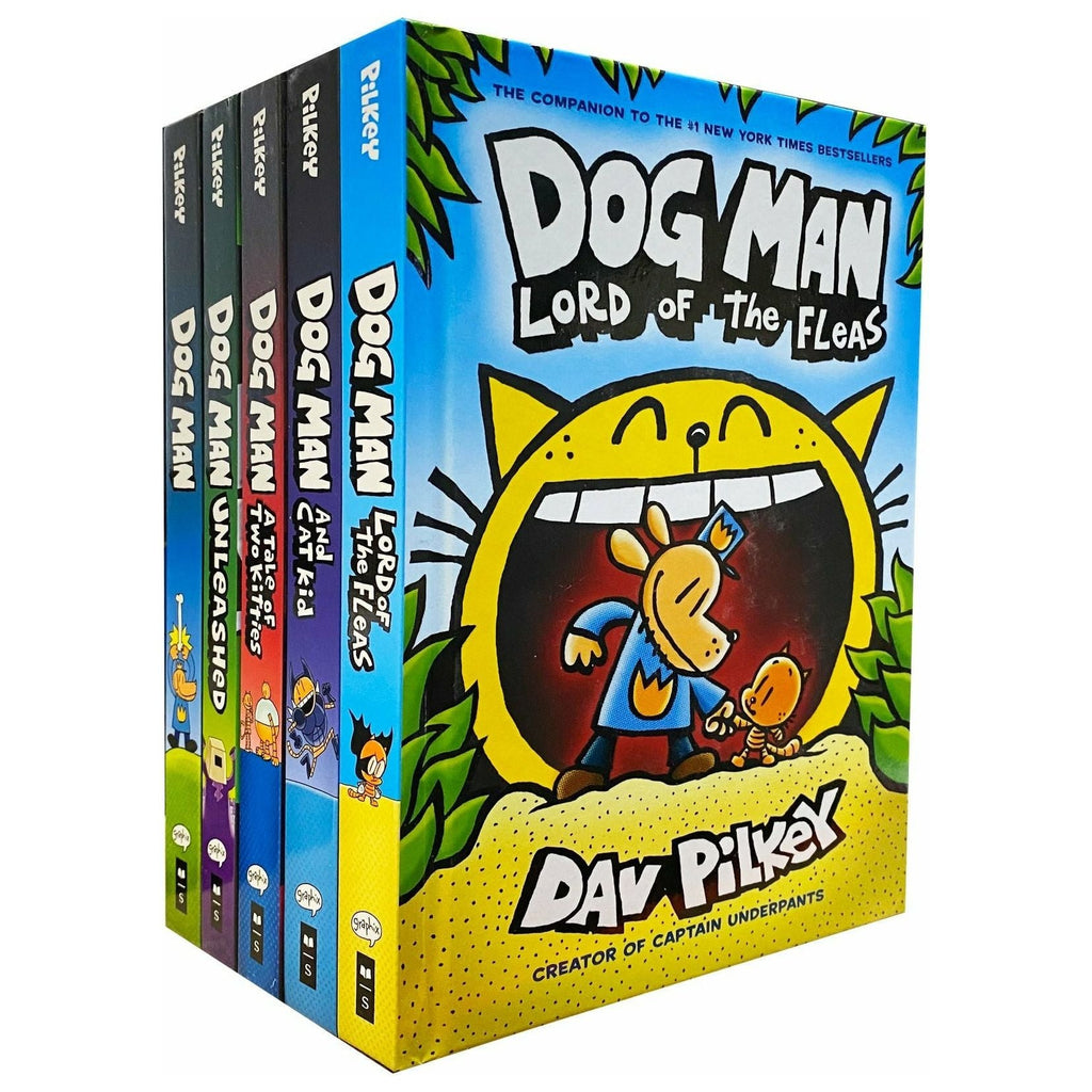 Dog Man books series 10 books Collection Set by Dav Pilkey