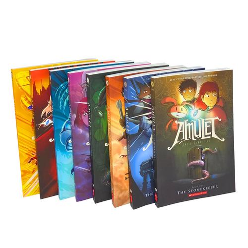 Amulet 8 Books Box Set Collection - Supernova, Firelight