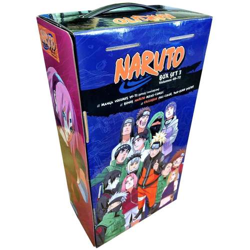 Naruto Box Set 3 - 49-72 Complete Childrens Gift Set Collection Masash