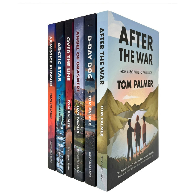 Tom Palmer Conkers Series 6 Books Collection Set (Armistice Runner, D-Day Dog, After the War, Over the Line, Angel of Grasmere & Arctic Star)