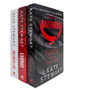 The Ravenhood Series By Kate Stewart 3 Books Collection Set (Flock, Exodus, The Finish Line)