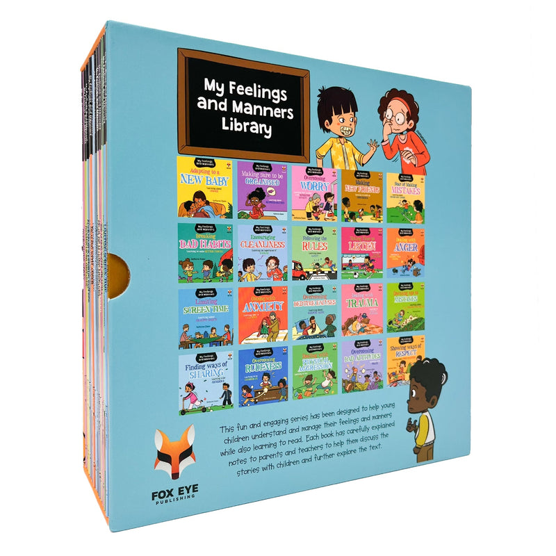 Early Readers My Feelings and Manners Behaviour Library Books Collection Set (NEW COVERS - Age 3-5)