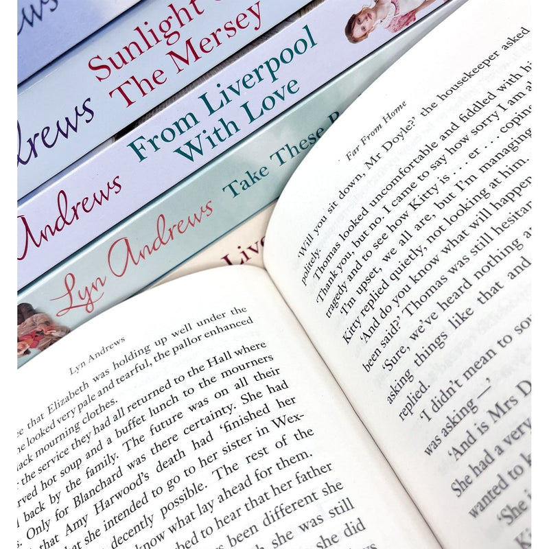 Lyn Andrews Collection 11 Books Set Take These Broken Wings, From Liverpool with Love, When Daylight Comes, Friends Forever, The Ties That Bind
