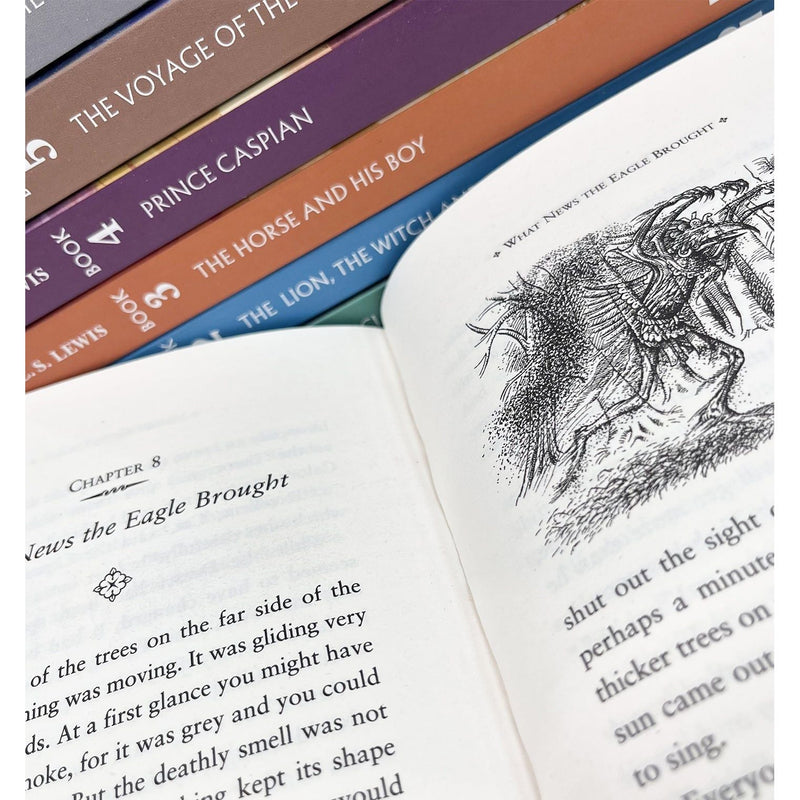 The Chronicles of Narnia 7 Books Collection Box Set By C S Lewis (The Magician's Nephew, The Lion the Witch and the Wardrobe, The Horse and His Boy,Prince Caspian, Voyage of the Dawn Treader & More)