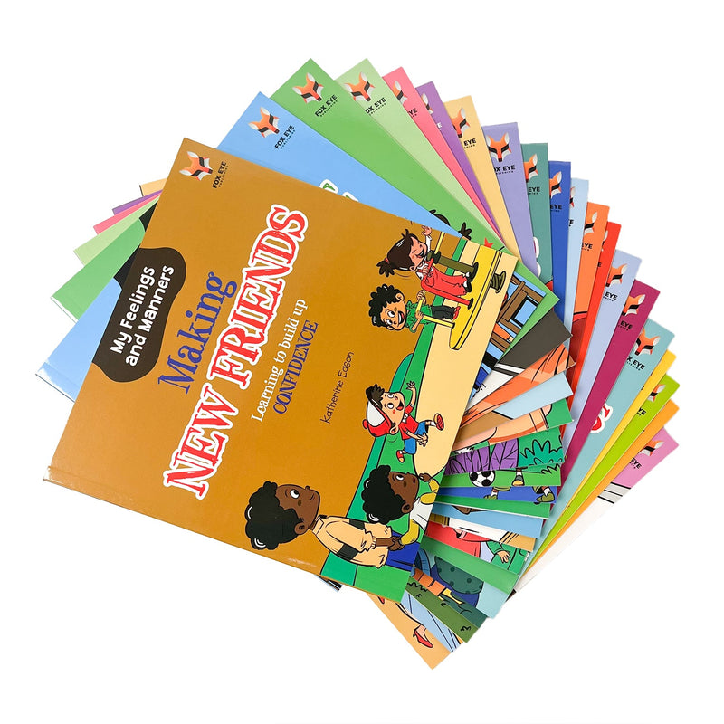 Early Readers My Feelings and Manners Behaviour Library Books Collection Set (NEW COVERS - Age 3-5)