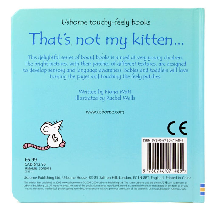 Usborne Thats Not My Kitten Touchy-feely Board Books