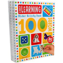 My First 100 Words Home Learning Sticker Activity 10 Books Collection Set – Educational Activity Collection for Kids