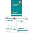 CGP 11+ English for GL Assessment 3 Book Set (GL English Study Book, GL English Practice Book and GL English 10-Minute Tests)