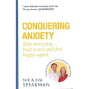 Conquering Anxiety and Everyday Confidence By Nik and Eva Speakman 2 Books Collection Set