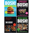 BOSH! 4 Book Set – Healthy Vegan, Speedy BOSH, Simple Recipes & BISH BASH BOSH Cookbook Collection