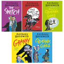 Anthony Horowitz Wickedly Funny 5 Books Collection Set (Groosham Grange, Return to Groosham Grange, The Switch, Granny, The Devil and His Boy)