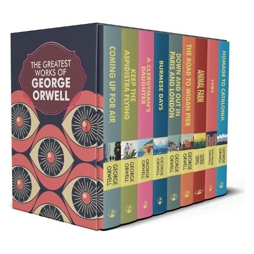 The Greatest Works of George Orwell 9 Books Set (Homage to Catalonia,