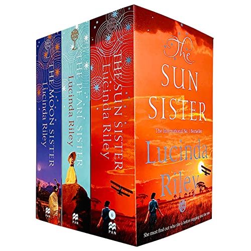 The Seven-Sisters Series 4-6 Books Collection Set by Lucinda Riley (the Pearl Sister, the Moon Sister and the Sun Sister)