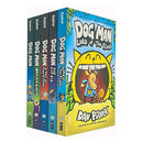 [Hardcover] Dog Man Series 1-5 Books Collection Set By Dav Pilkey (Dog Man, Unleashed, A Tale of Two Kitties, Dog Man and Cat Kid, Lord of the Fleas)