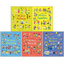 Usborne All About Feelings, Friends and Families My First Books 5 Book Set by Felicity Brooks – Feelings, Families, Diversity & Educational Learning Collection for Kids