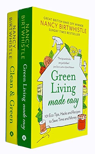 Nancy Birtwhistle Collection 2 Books Set (Clean & Green, Green Living Made Easy)