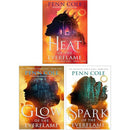 The Kindred's Curse Saga Collection 3 Books Set By Penn Cole (Glow of the Everflame, Spark of the Everflame and Heat of the Everflame)
