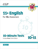 CGP 11+ GL 10-Minute Tests Bundle – Ages 10-11 (Maths, English, Verbal Reasoning, Non-Verbal Reasoning)