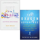 Just Breathe & The Oxygen Advantage 2 Book Set – Breathwork, Oxygen Therapy & Health Improvement Guide