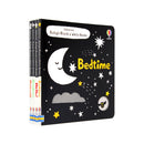 Usborne Baby’s Very First Black & White Books – 4 Board Book Set | High Contrast Newborn Baby Books (Animals, Hello!, Outdoors, Bedtime)