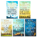 Kingsbridge Novels 5 Books Collection Set by Ken Follett – Historical Fiction Collection