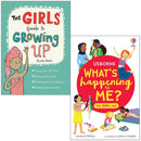 The Girls Guide to Growing Up & What's Happening to Me Girls 2 Books Collection Set