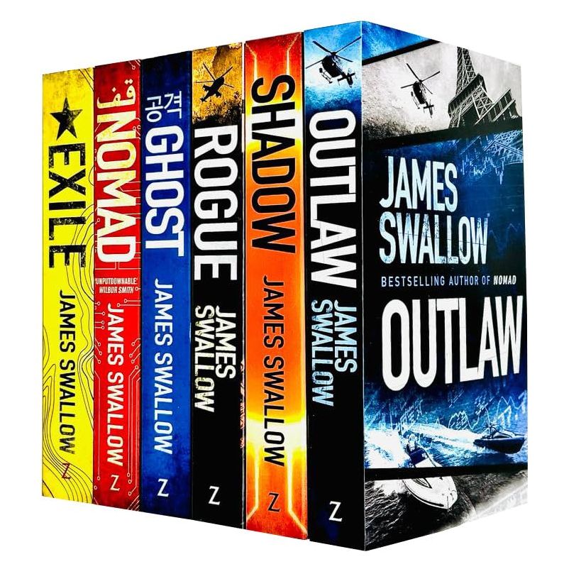 Marc Dane Series 6 Books Collection Set By James Swallow (Nomad, Exile, Ghost, Shadow, Rogue, Outlaw)