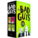 The Bad Guys Episodes 1–8 Collection 4 Books Set by Aaron Blabey – Funny Graphic Adventure Collection for Kids