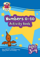 CGP Preschool Activity Book Bundle – Age 3-4 (Phonics, Writing, Reading, Maths, Counting, Numbers 0-10)