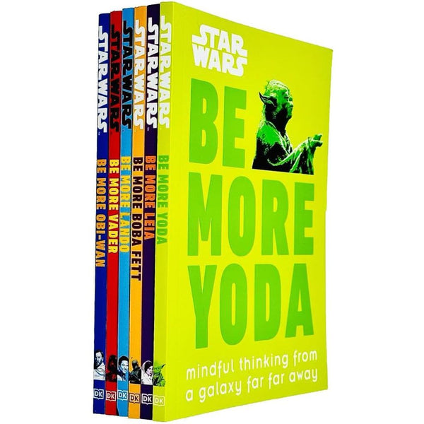 Star Wars Be More Series 6 Books Collection Set By Christian Blauvelt & Joseph Jay Franco & Kelly Knox(Yoda, Leia, Boba Fett, Lando, Vader & Obi-Wan)