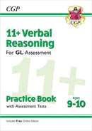CGP 11+ GL Practice Book & Assessment Tests Bundle – Ages 9-10 (Maths, English, Verbal Reasoning, Non-Verbal Reasoning)