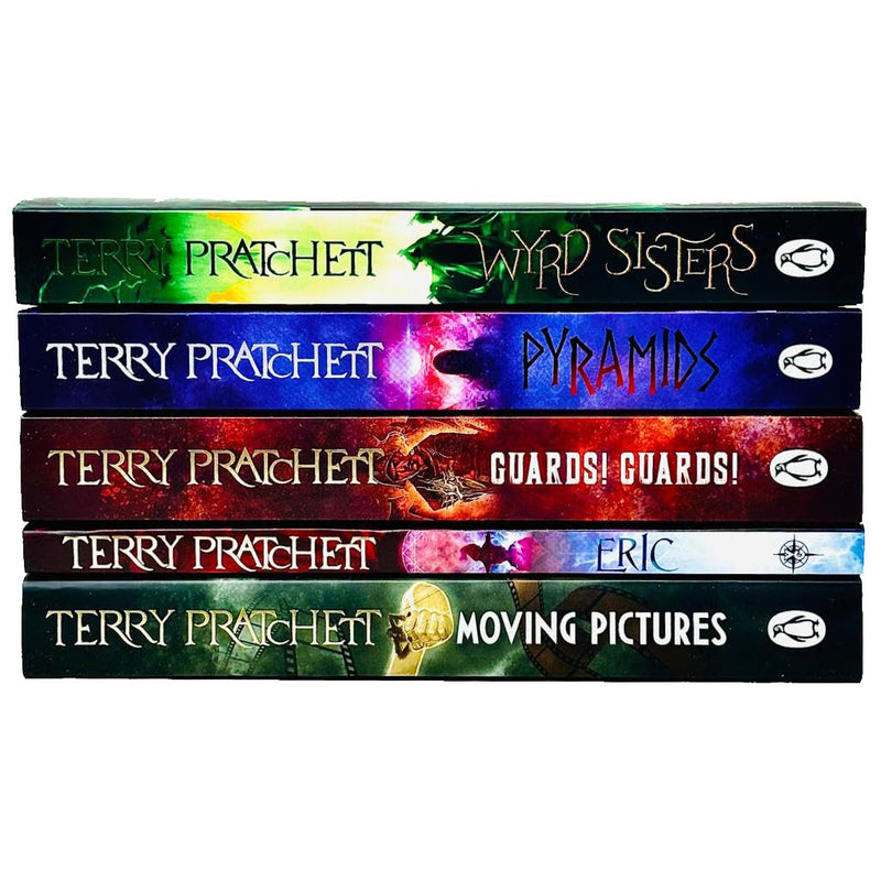 Discworld Novel Series 2 Terry Pratchett Collection 5 Books Set Book 6-10