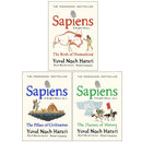 Sapiens a Graphic History Volume 1-3 Books Collection Set By Yuval Noah Harari (The Birth of Humankind, The Pillars of Civilization and The Masters of History)