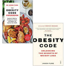 Dr Jason Fung 2 Books Collection Set - The Obesity Code Cookbook & The Obesity Code