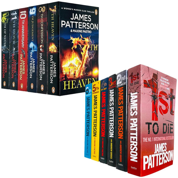 Women’s Murder Club 12 Books Collection Set by James Patterson | Crime & Thriller Series