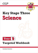 CGP KS3 Year 9 Workbook Bundle – Ages 13-14 (Maths, English, Science, Spelling Punctuation and Grammar)