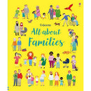 Usborne All About Feelings, Friends and Families My First Books 5 Book Set by Felicity Brooks – Feelings, Families, Diversity & Educational Learning Collection for Kids