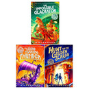 Time Keys Series 3 Books Collection Set by M. G. Leonard (The Impossible Gladiator, The Legend of Viking Thunder and Hunt for the Golden Scarab)