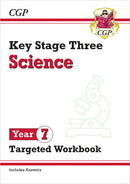 CGP KS3 Year 7 Workbook Bundle – Ages 11-12 (Maths, English, Science, Spelling Punctuation and Grammar)