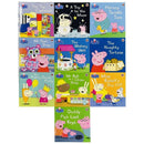 Peppa Pig 10 Book Set with CD (Orange Bag) – The Toy Cupboard, Trip to the Moon & Story Collection
