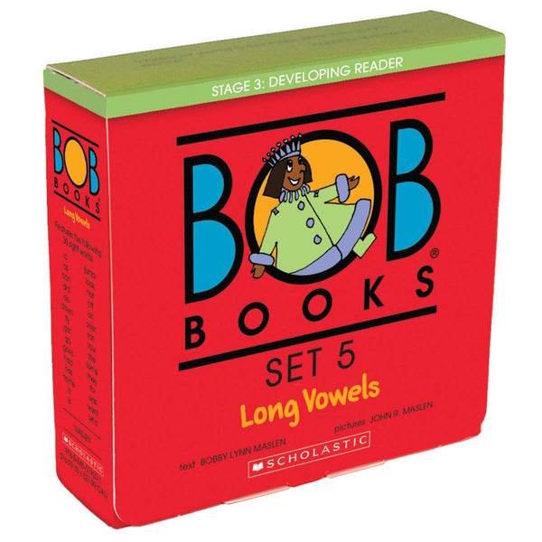 Bob Books - Long Vowels Box Set Phonics, Ages 4 and Up, Kindergarten, First Grade (Stage 3: Developing Reader)