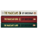 Lev Grossman Magicians Trilogy 3 Books Collection Set (The Magicians, The Magician King, The Magician's Land)