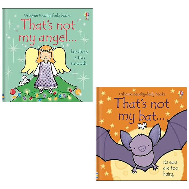 That's Not My Series 2 Books Collection Set By Fiona Watt (Angel, Bat)