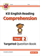 CGP KS1 Year 2 Workbook Bundle – Ages 6-7 (Grammar Punctuation and Spelling, Reading Comprehension, Handwriting, Maths)