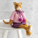 Knitted Animal Friends: Over 40 knitting patterns for adorable animal dolls, their clothes and accessories (Paperback Book)