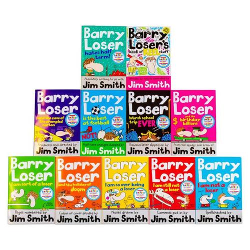 Barry Loser 11 Books Collection Set Jim Smith Best at football NOT, Birthday